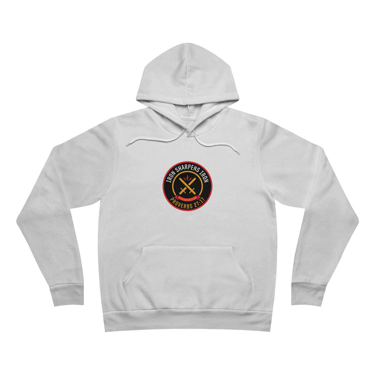 PROV 27:17 IRON SHARPENS IRON - Fleece Pullover Hoodie - NEW PRODUCT