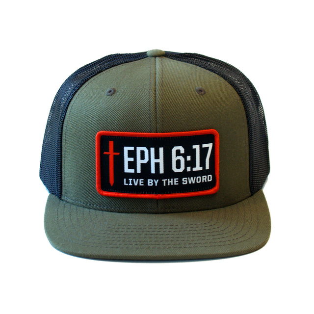 EPH 6:17 - LODEN BLACK FLAT