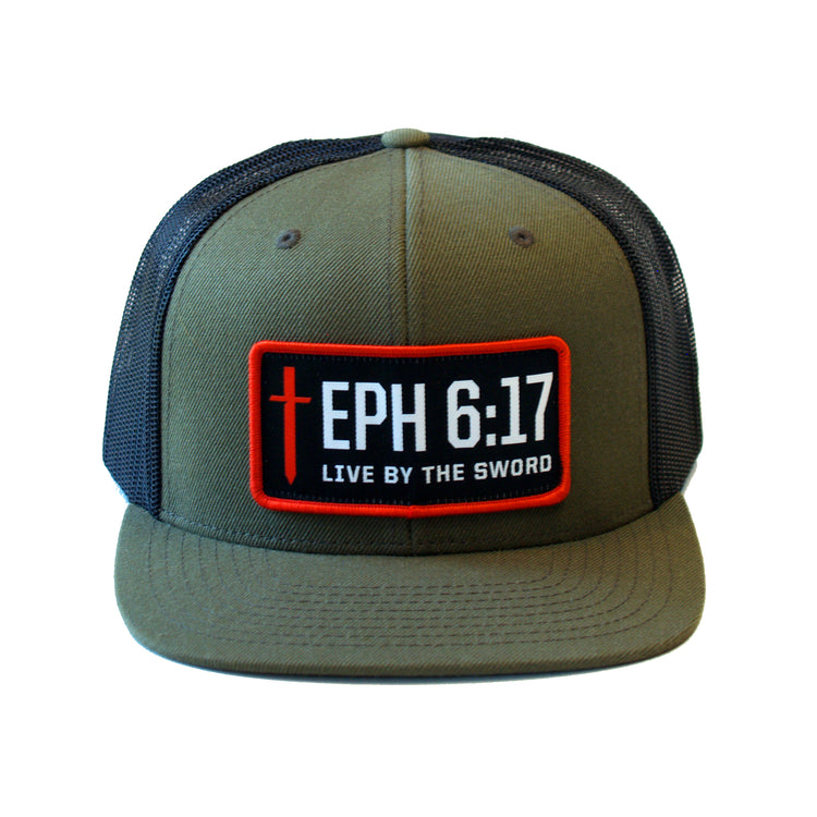 EPH 6:17 - LODEN BLACK FLAT