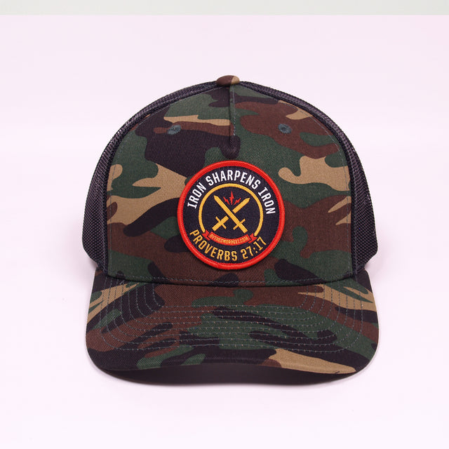 PROVERBS 27:17 IRON SHARPENS IRON - CAMO -