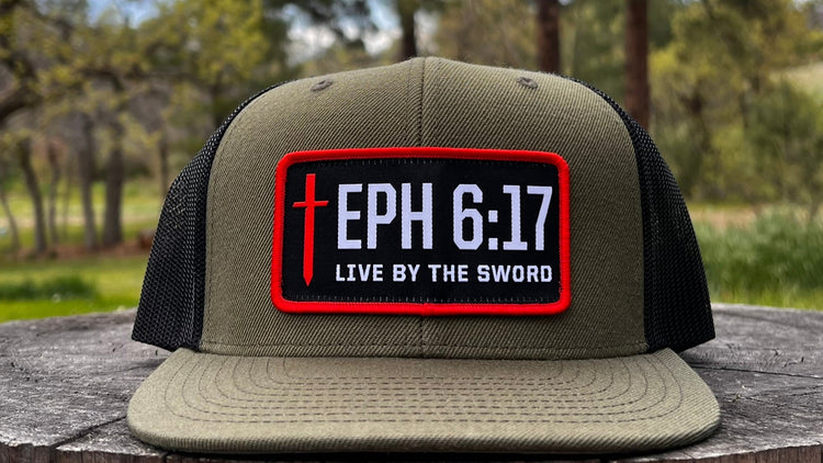 EPH 6:17 - LODEN BLACK FLAT